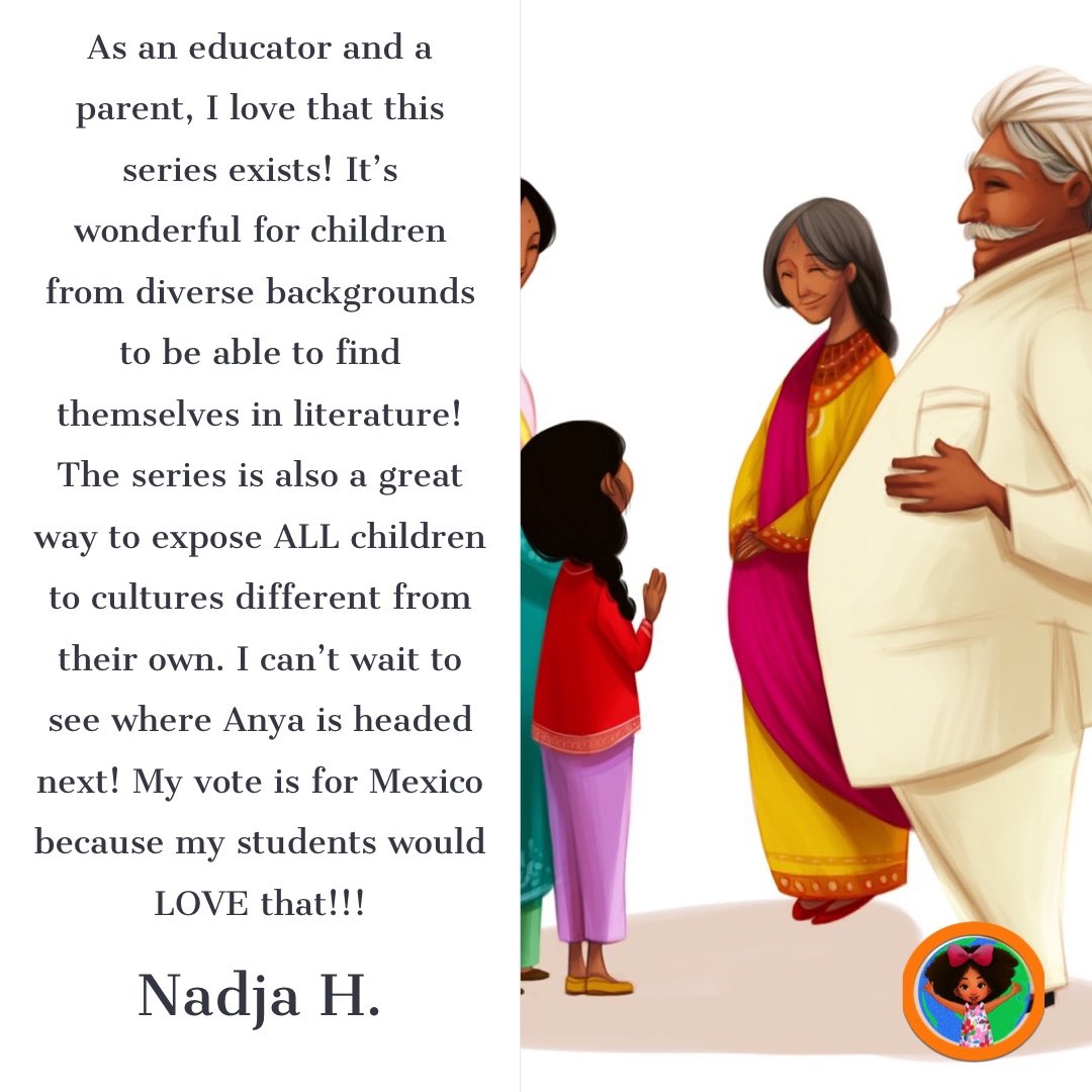 What our readers are saying.... 📚 💕 ⠀
⠀
Join the adventure today! 💕📚 🌍 Log onto AWABookSeries.com Today! #ChildrensBooks #ChildrensTravel #TravelBooks #AnyasWorldAdventures #ELearning #Homeschooling #Learn #Read #Explore #DiverseBooks #Representation #EarlyLiteracy