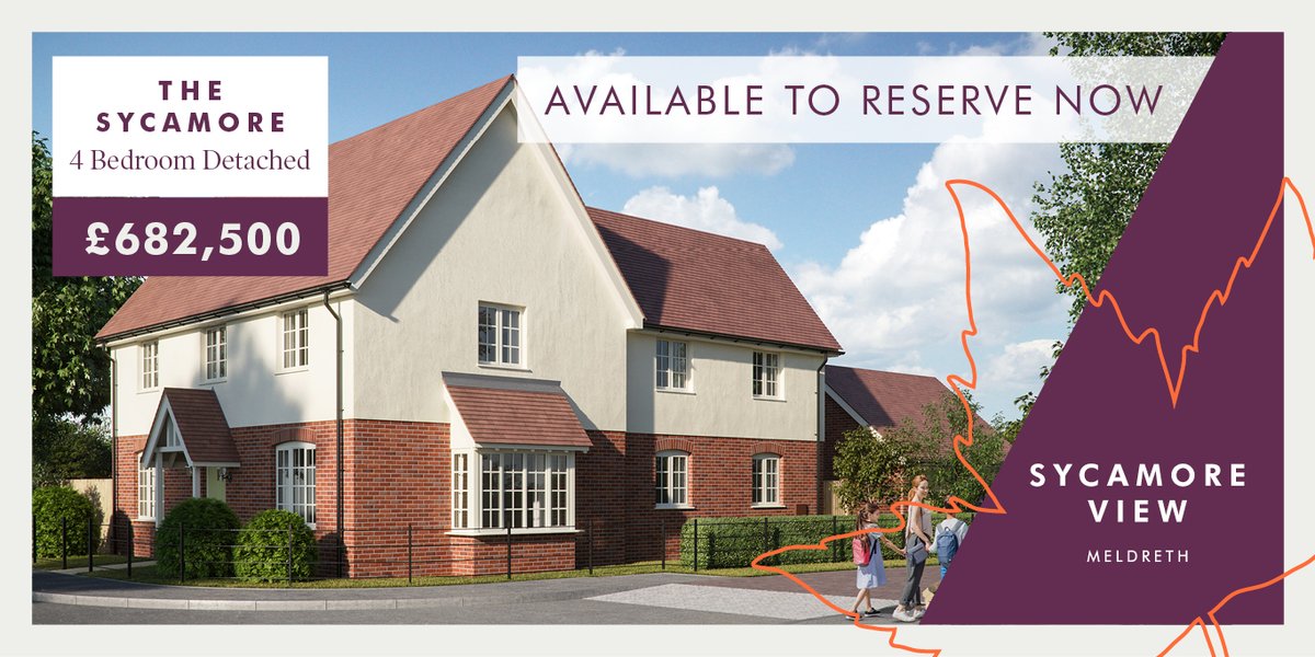 BushmeadHomes's tweet photo. Are you looking for your perfect family home in the countryside? Then look no further than our luxurious four bedroom home 'The Sycamore' at the #SycamoreView development in #Meldreth.

For more information -  https://t.co/Ab8rtZDO4f

#NewHome #Cambrideshire https://t.co/tUX5Jxvmq2
