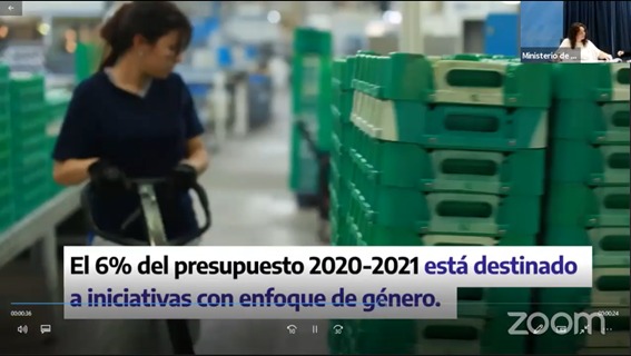 El #MDP participando del lanzamiento de 39 iniciativas con perspectiva de género del Ministerio de Desarrollo Productivo de la Nación: Hacia una visión compartida sobre la perspectiva de género en las políticas de desarrollo productivo.