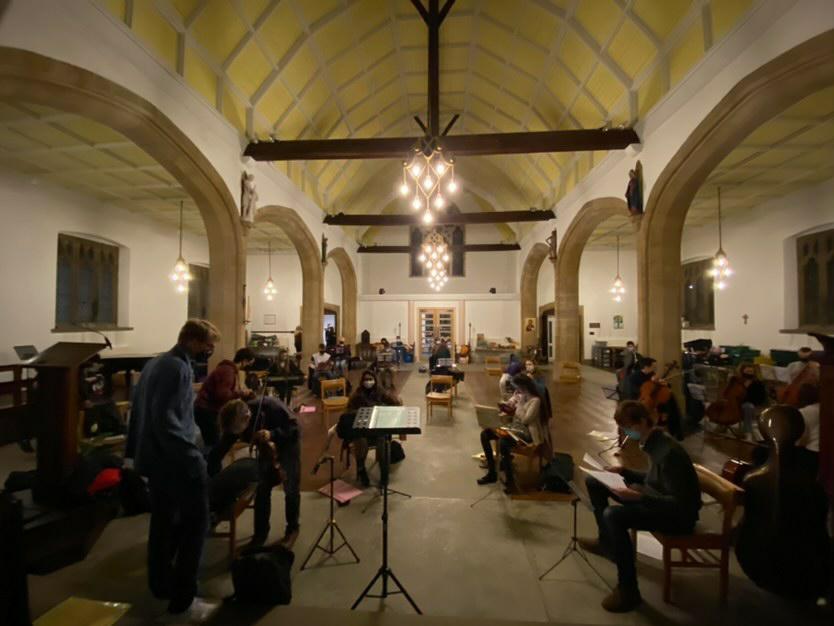 Since the start of the academic year, we have been able to hold socially-distanced rehearsals up until the second national lockdown. The committee have worked hard to get this far, and we hope to continue rehearsals when it is safe to do so! It is great to make music once again🎶