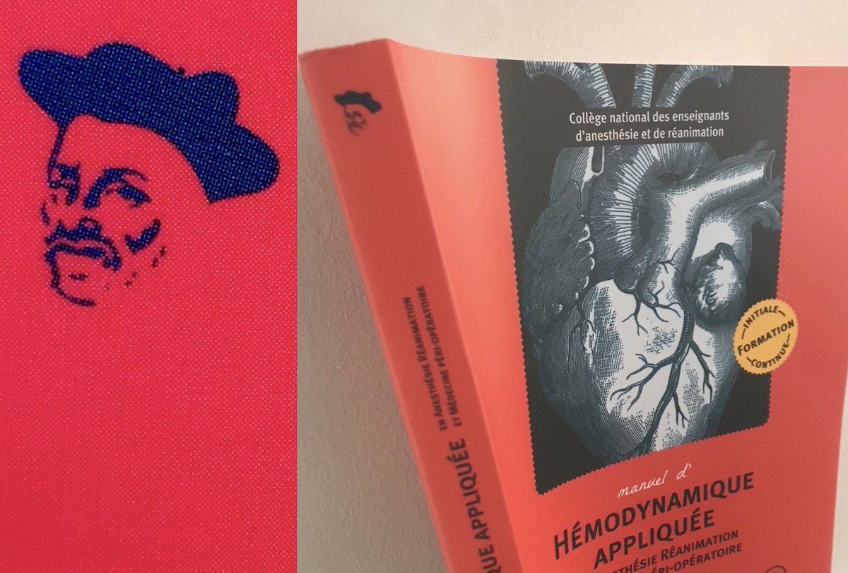 ChanquesG's tweet photo. Je viens de recevoir mon manuel d’hémodynamique. Il est superbe. L’idéal compagnon du référentiel ECN. Je suis très jaloux🤨: il est identifiable par l’icône de notre idole montpelliéraine RABELAIS. BRAVO aux auteurs, coordonnateurs @mo_fischer1, Y.Mahjoub @cnear_fr @PUFREditions https://t.co/WyxnDOgW4l