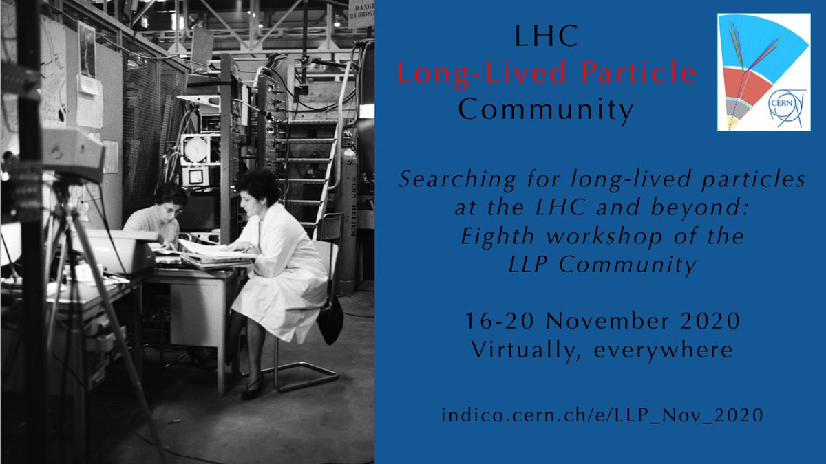 jbbeacham's tweet photo. Dark matter, dark QCD, heavy neutrinos, axions, machine learning: The 8th workshop of the Long-Lived Particle Community, next week! Join us to explore the lifetime frontier, incl. new results from ATLAS, CMS, LHCb, NA62, & more. Register now! #LLP8 @CERN
https://t.co/nbhM841eJC https://t.co/5UOZSviGeP