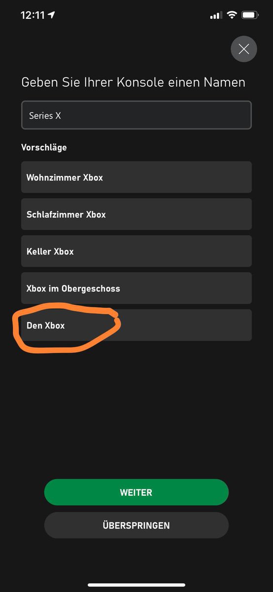 Launch-Feeling mit der neuen Xbox Series X 😍 Sehr schön ist die Einrichtung über die Xbox Handy App. Bei der Übersetzung ist der „Den“ aber zuviel übergeblieben. Oder ich nenne die neue Konsole tatsächlich „Den Xbox“ - Schakeline mach den Xbox an 😂😂 <a href="/XboxDACH/">Xbox DACH</a>
