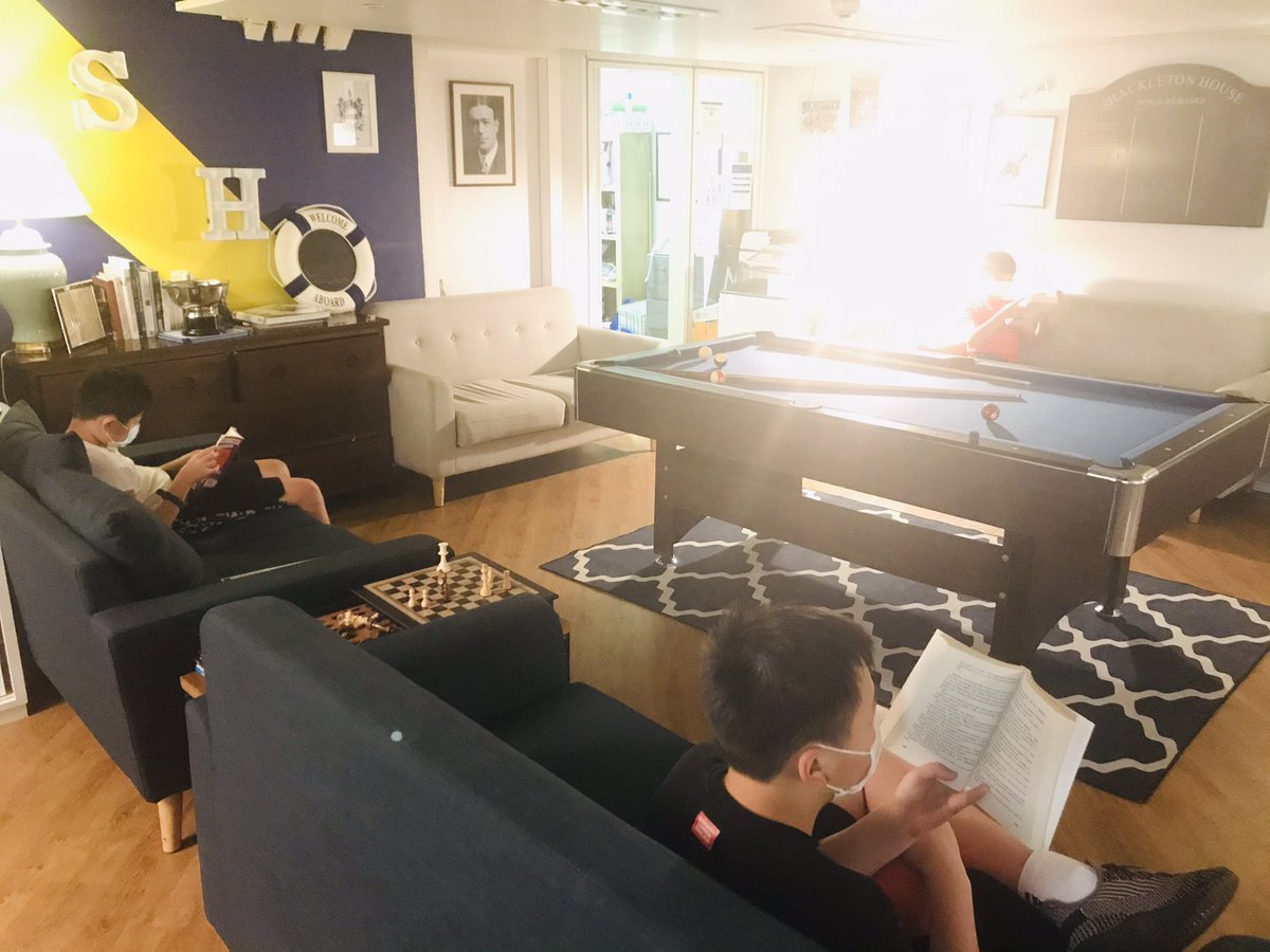 HHKSShackleton's tweet photo. The #boyofshackleton book club is in full swing again as we make the most of Tech Free Tuesday and Sushi Night! @Harrow_HK #TechFreeTuesday #BookClub https://t.co/RXNbBXrXVR