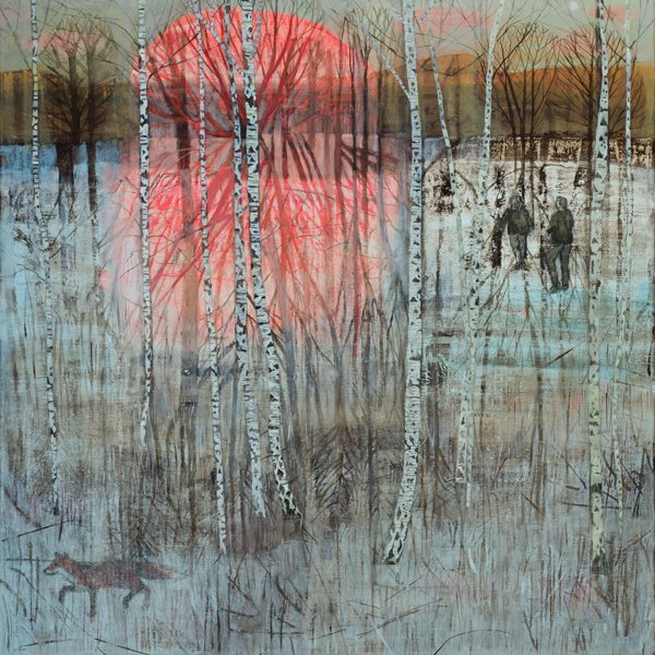 womensart1's tweet photo. 'First Light' by contemporary UK artist  by Dawn Stacey #womensart https://t.co/8GFcvYM3hB