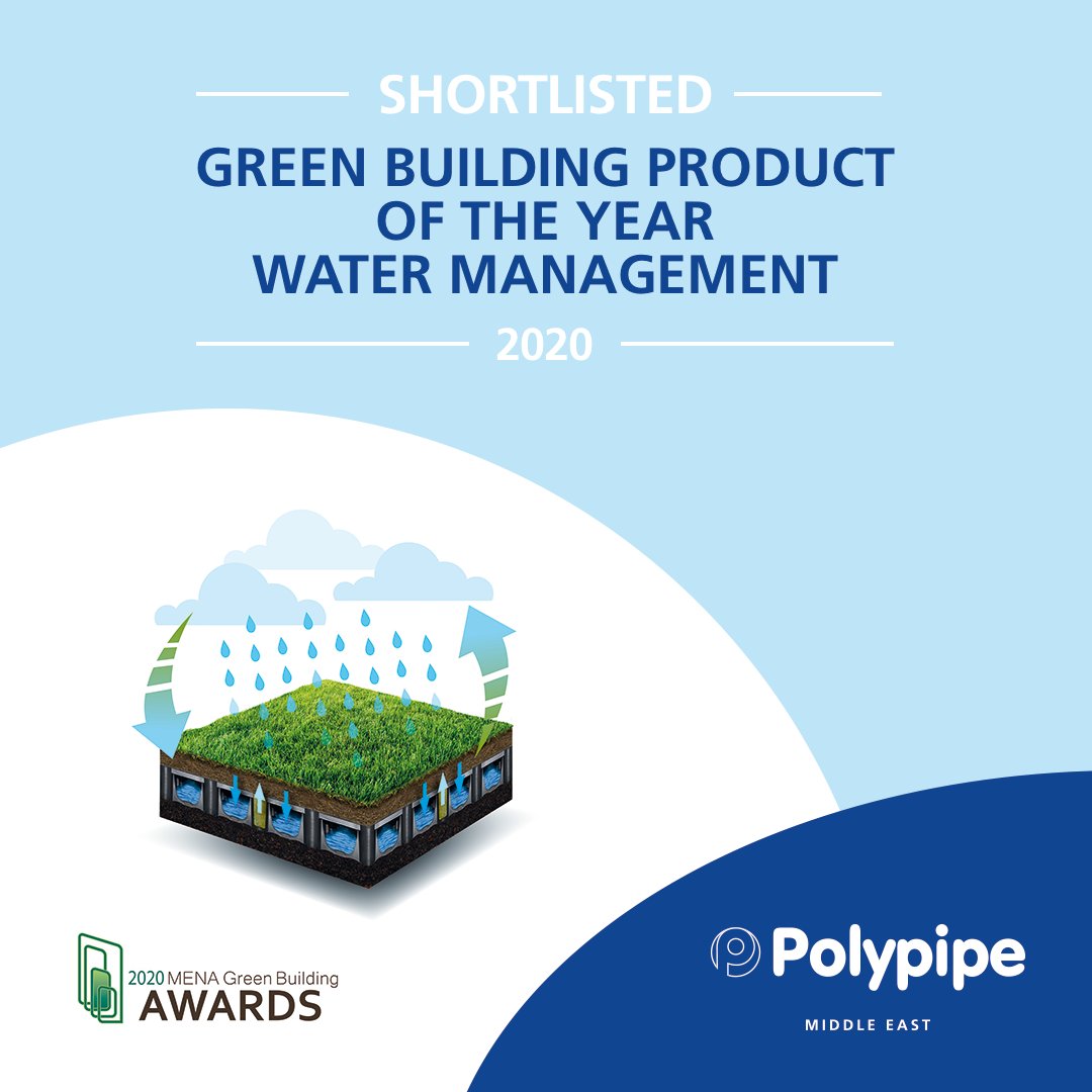 PolypipeCivilGU's tweet image. We are proud to announce that Permavoid has been shortlisted for the Green Building Product of the Year- Water Management Award at Emirates Green Building Council MENA Green Building Awards 2020! 

middleeast.polypipe.com/news/permavoid…

#MENAGBAwards #Permavoid #Greenasset