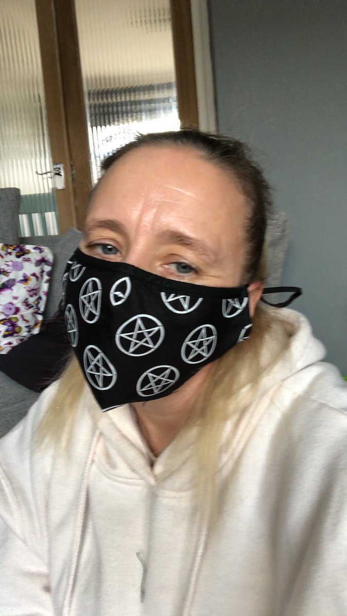 rockinmum's tweet photo. My new mask and some of my beautiful crystals I have for sale!#heartishome #crystals #wicca #newbusiness #love #positivevibes #crystalenergy https://t.co/7uCTVOq6QU