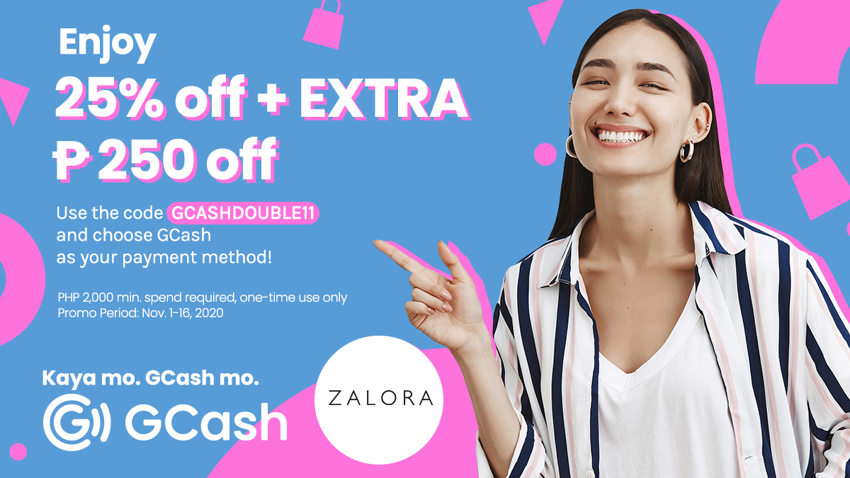GCash on Twitter "Enjoy 25 off on ZALORA this 11.11 and use the code