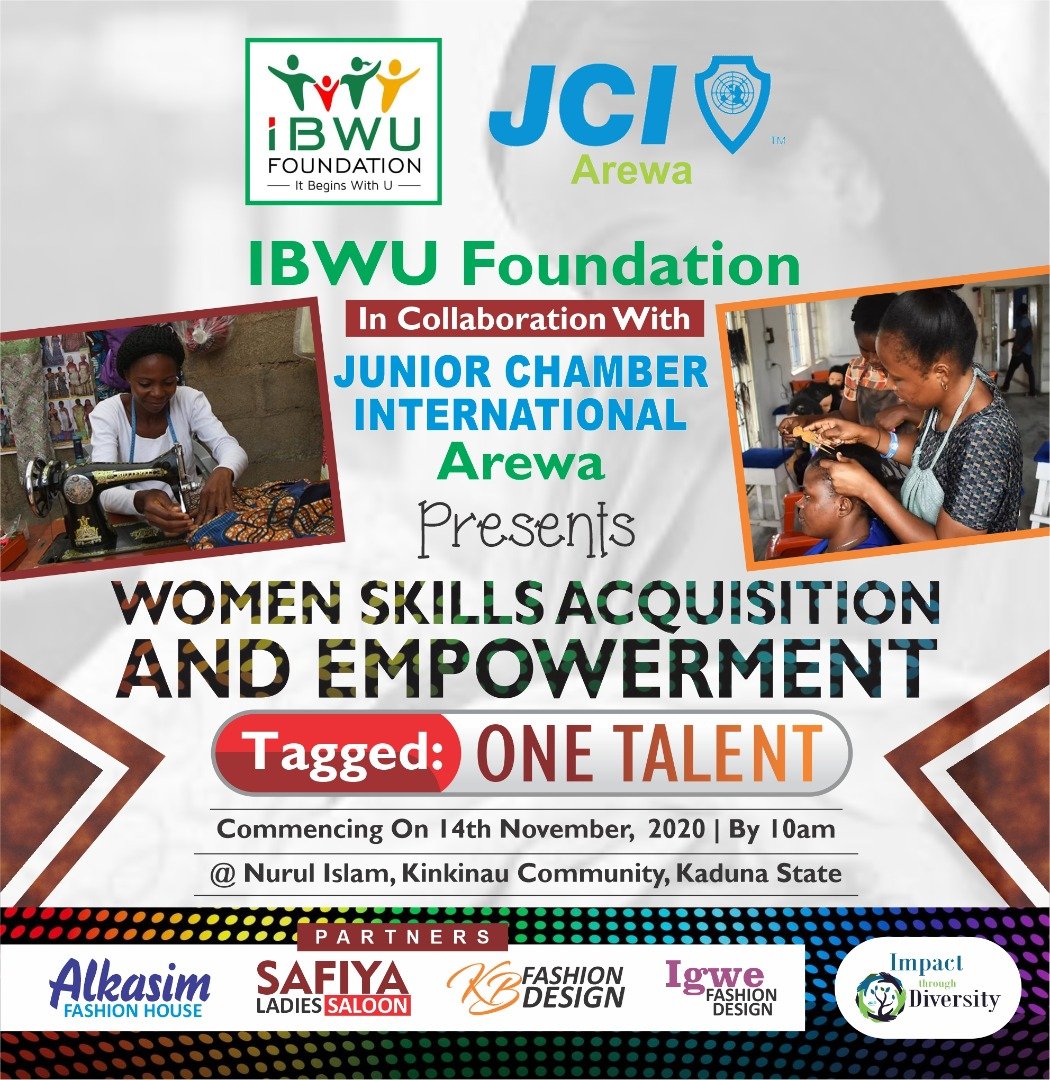 MolikSherifdeen's tweet photo. The world is taking a paradigm shift and everything is taking a new pace. To set yourself high in this era of change, Knowledge is power. 
JCI AREWA with IBWU Foundation brings you a skills acquisition program to empower women in the community. @IBWU_Foundation
#OneTalent https://t.co/zLYGXzvR5Z