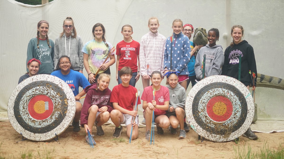 Many life lessons can be learned from archery. 🏹
For instances, while participating in this wonderful activity, you learn:
1. Responsibility
2. Focus
3. Confidence
4. Patience
5. How to domesticate a velociraptor 
😆