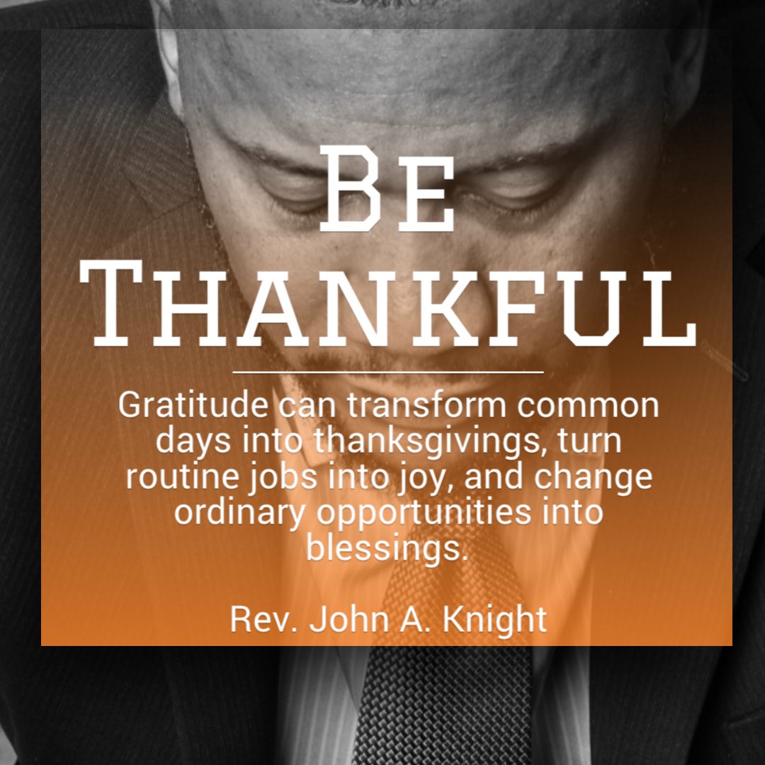 Be Thankful