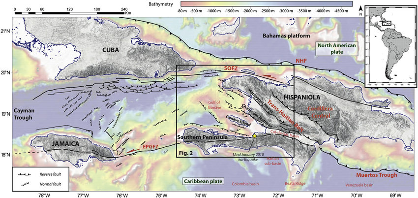 Here's one map of what the faults more likely look like.....
