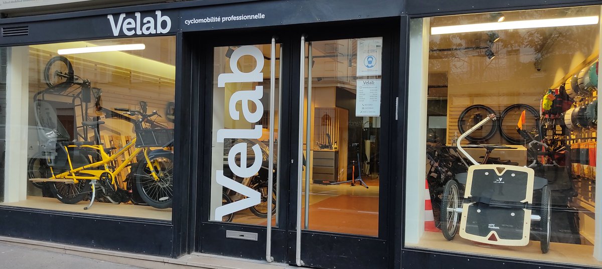 Le showroom <a href="/Velabsolutions/">Velab</a> reste ouvert durant la période du #confinement, dans le respect des gestes barrières.
Spécialiste du #velocargo et #remorquevelo

Adresse : 2 rue Crillon 75004 Paris
Tél : 01 75 42 66 97
velab.pro