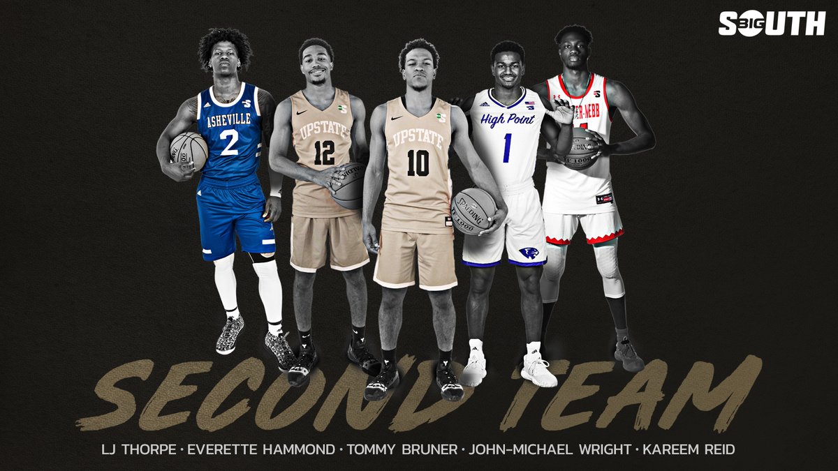 The 2020-21 #BigSouthMBB🏀 Preseason All-Conference Second Team!