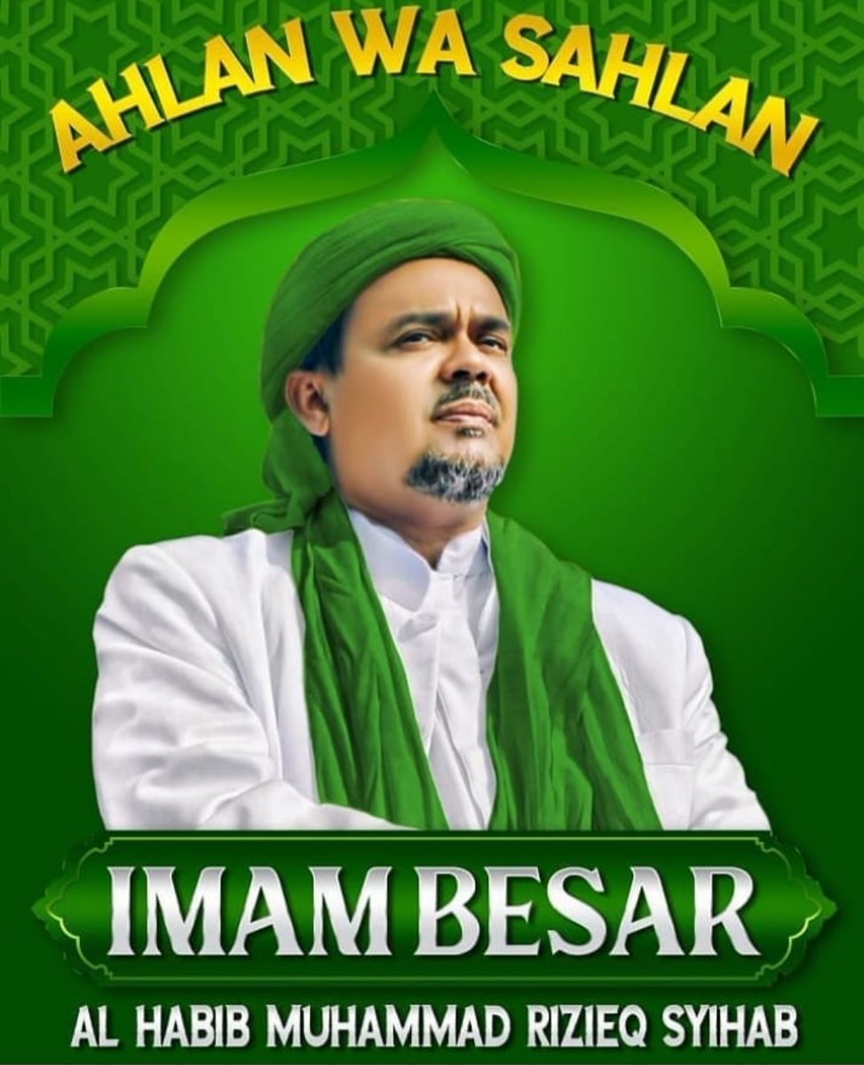 sheillodesy's tweet photo. Ahlan Wa Sahlan ya Habibana 

#HRS #habibrizieqsyihab #FPI #HabibRizieqShihab https://t.co/xffopTHPnw