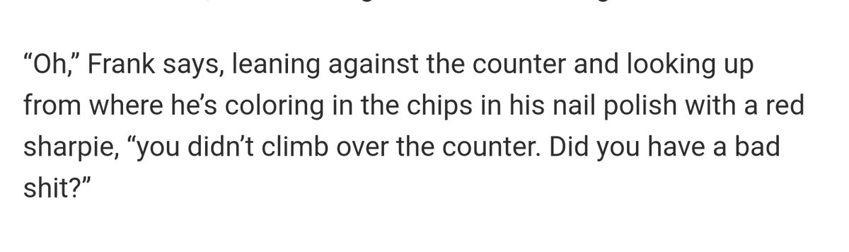 coloring his nails w sharpie..... god i love him