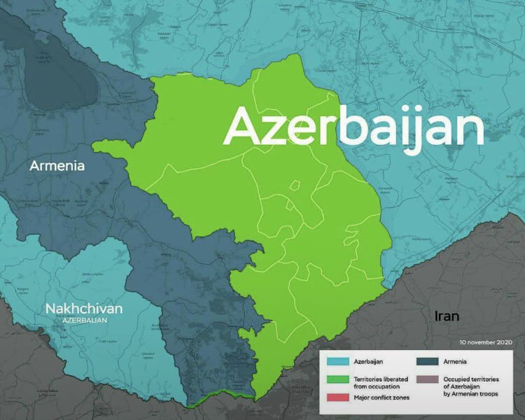 Bu gün qələbə günüdür.Bu gün verilən Şəhidlərin qanının  yerdə qalmadığı gündür. Haqqınızı halal edin şəhidlər,qazilər,səngərdə duran əsgərlər, döyüş bölgəsində olan əsgərlər. Biz sizə borcluyuq.❤️Yaşasın Azərbaycan xalqı🇦🇿💪🏻 
#QarabağAzərbaycandır 🇦🇿🕊
#KarabaghisAzerbaijan 🇦🇿🕊