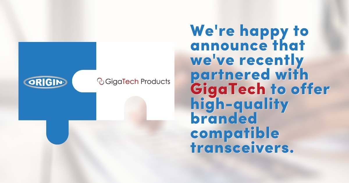 Origin_Storage's tweet photo. We're happy to announce that we've recently partnered with Gigatech to offer high-quality branded compatible transceivers. Browse the products here: https://t.co/HgtZMNSoow
#gigatech #transceivers #partnership #technology https://t.co/OVl28P1j4l