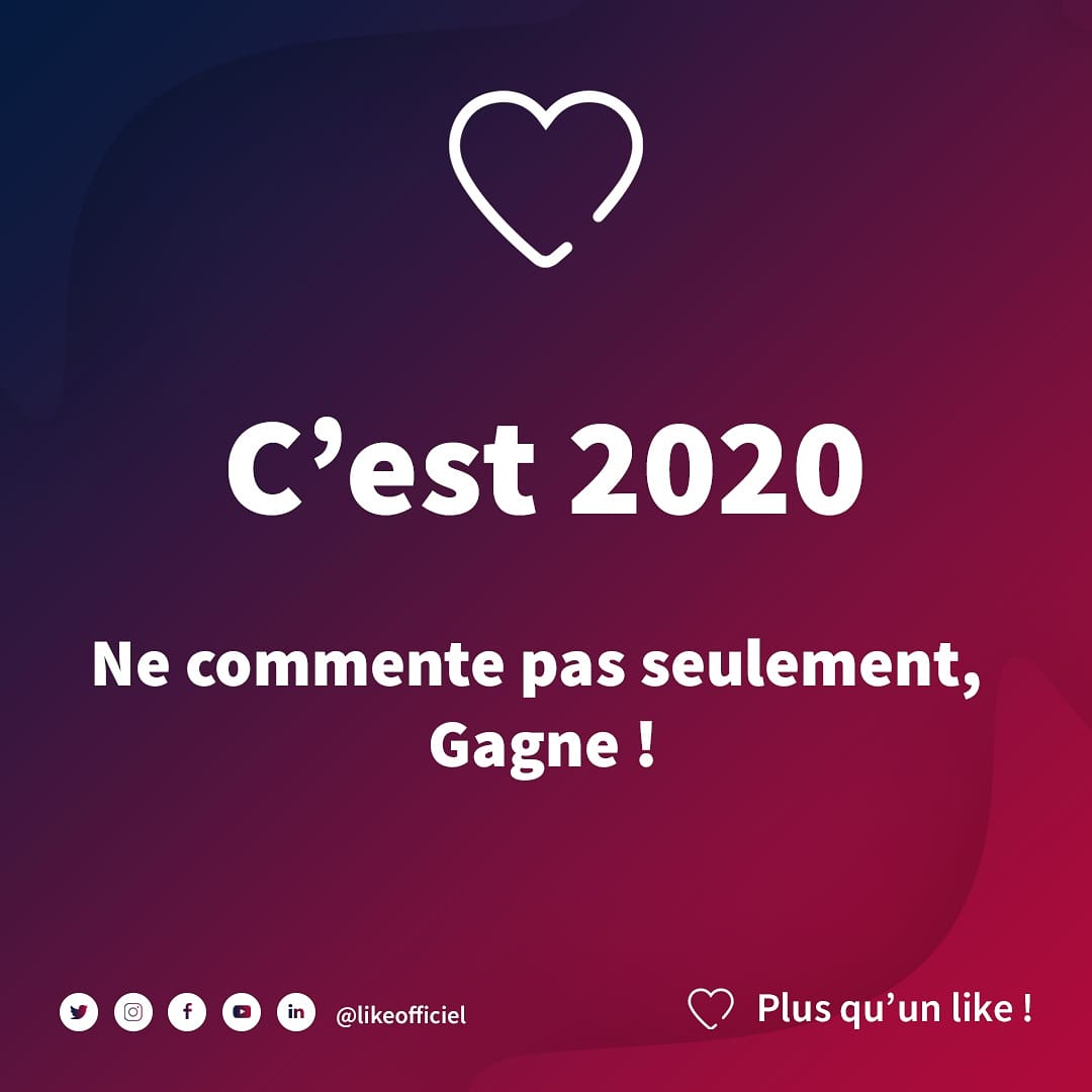 Likeofficiel1's tweet photo. Notre Petite touche pour embellir cette fin d'année🎁 faites vous plaisir grâce à Like❤️
#enjoy2020 #reseauxsociaux #comments #love #like #likeofficiel #ComingSoon https://t.co/kJDrIEjHE3