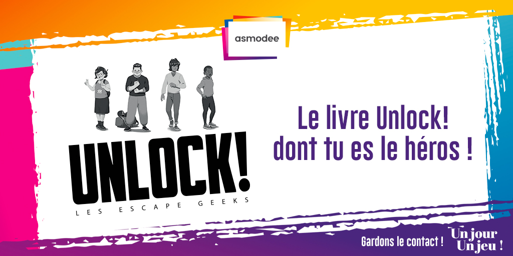 asmodee_fr's tweet photo. 🔑 #CONCOURS 😀

Tentez de gagner le livre-jeu #Unlock ! "Échappe-toi des catacombes" et partez à l'aventure avec les @SpaceCowboys1 !

Pour participer :

✅ Follow @Asmodee_fr
 + RT ce tweet
✅ Tag ton partenaire de jeu
💡 Jouez aussi sur FB+Insta

TAS jeudi 12/11 à 15h https://t.co/rJqmgXMboa