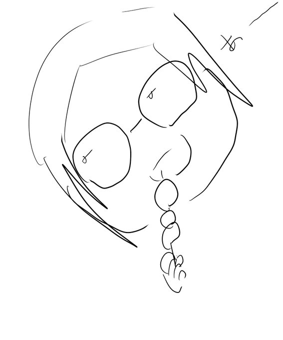 「ゆのさんの描いてくれた私」と
「私が描いたゆのさん」です 