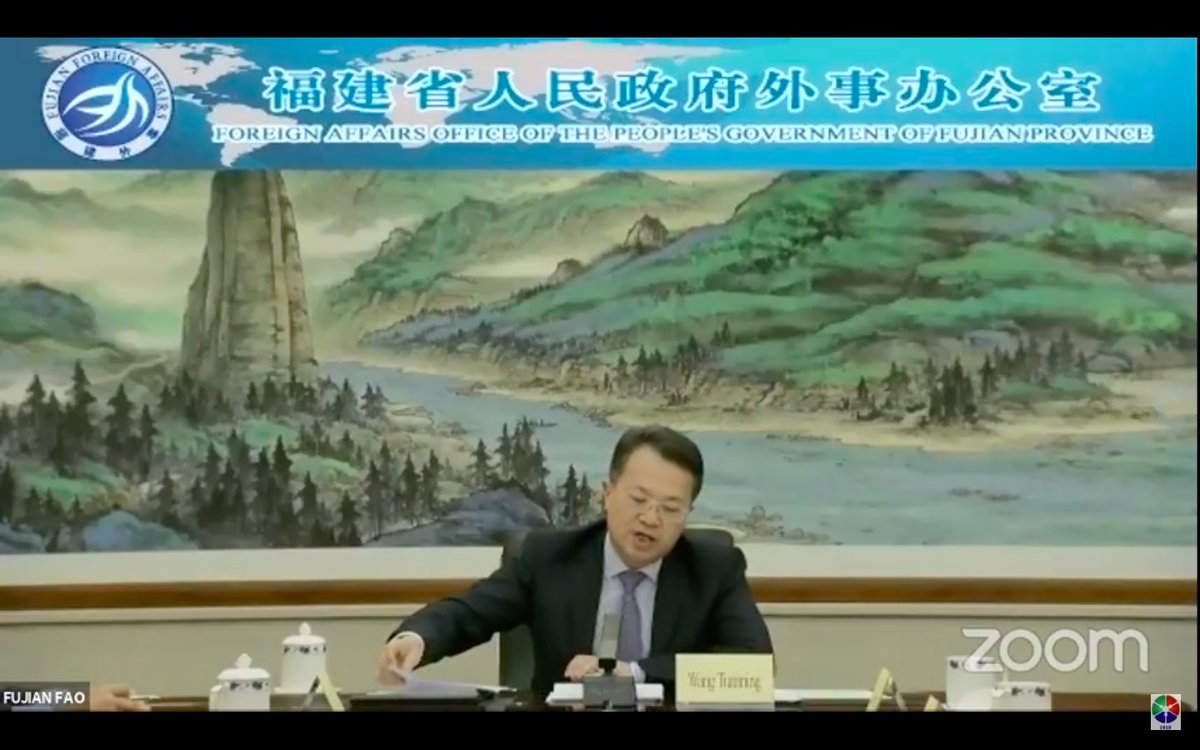 europeanregions's tweet photo. Closing this morning's plenary, the Fujian Provincial Foreign Affairs Office and Provincial Department of Commerce underline that under the guidance of our leaders, China and the EU "will boost bilateral ties to a new level." 🇪🇺🤝🇨🇳 #RBF2020 https://t.co/1aQXlz9U6Q