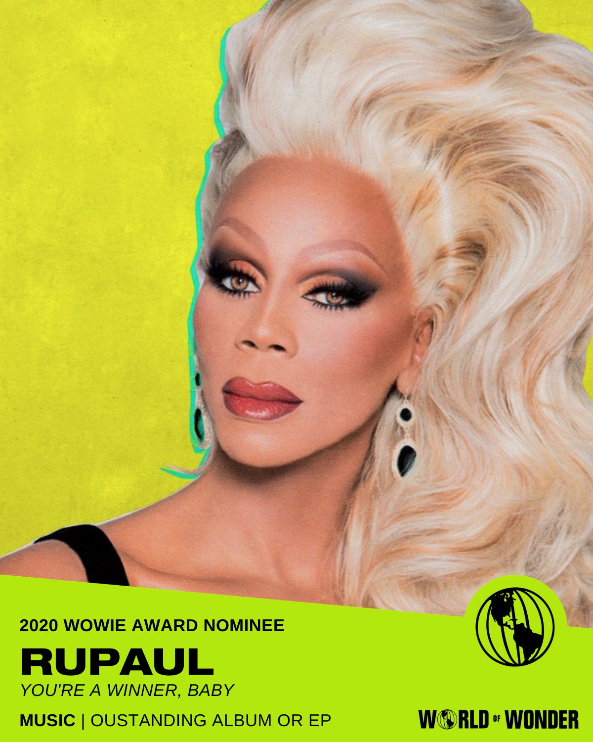 World of Wonder on Twitter "🎶 2020 WOWIE Award Nominee 🎶 For