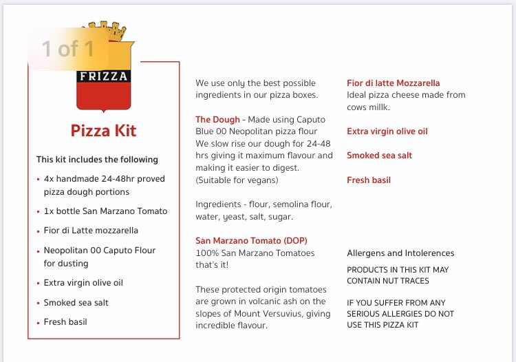We only use the best ingredients in our pizza kits order online rolandsleeds.co.uk/collections/pi… for contactless delivery and collection <a href="/RolandsLeeds/">Rolands Leeds</a> #Leeds #pizza #pizzakits