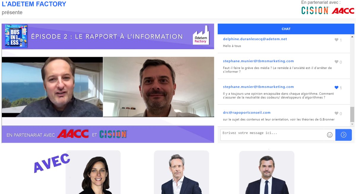 guimikowski's tweet image. &quot;Pendant les élections américaines, @TwitterFrance a définitivement été un relais d&apos;opinion incontournable avec des faits factuels exposés notamment grâce aux médias&quot; @julienvilleret 
#AdetemFactory #BusinessAsUnusual @adetem @damienviel