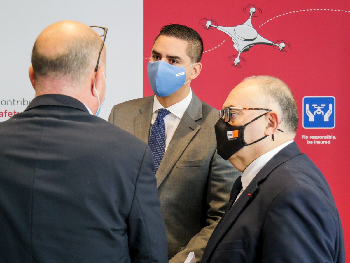 Together with CAD <a href="/TransportMalta/">Transport Malta</a> &amp; <a href="/idronect/">IDRONECT</a> launched an online and integrated drone portal system which will be utilised to make sure that both the implementation and execution of a robust regulation are practiced so that privacy and data protection are safeguarded 🇲🇹