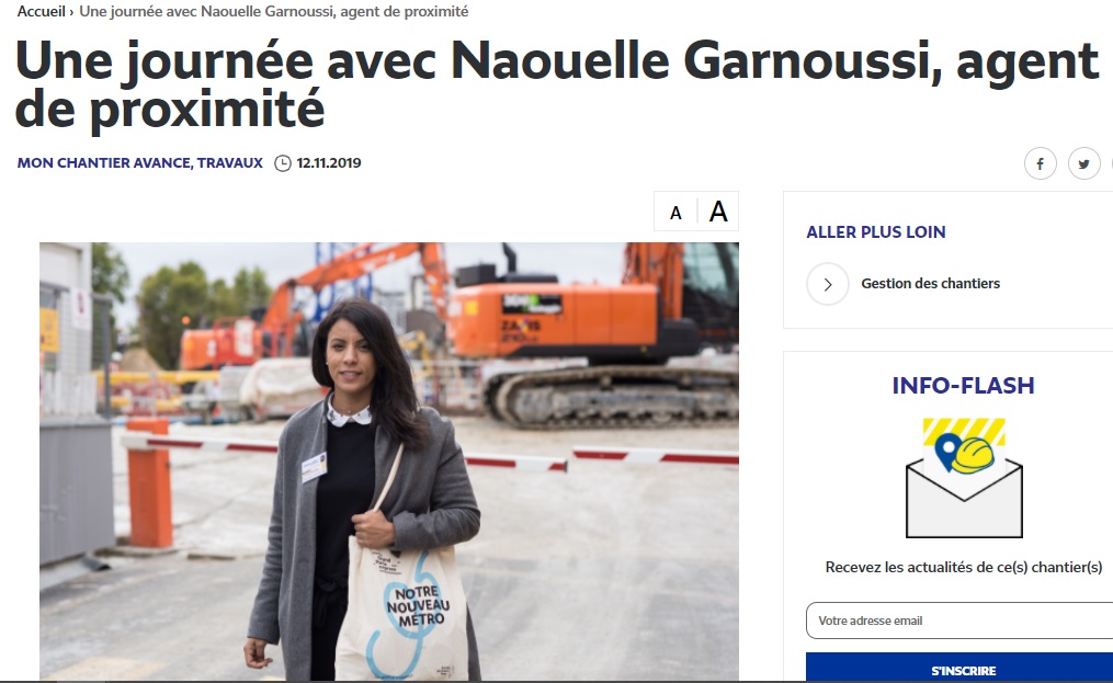 Pourtant Naouelle Garnoussi, qui travaille pour la SNCF à l'air plutot épanouie C'est quel genre d'indécence ça ? ...  @ReutersFr ?Quel genre d'hypocrisie ? https://www.societedugrandparis.fr/gpe/actualite/une-journee-avec-naouelle-garnoussi-agent-de-proximite-2758