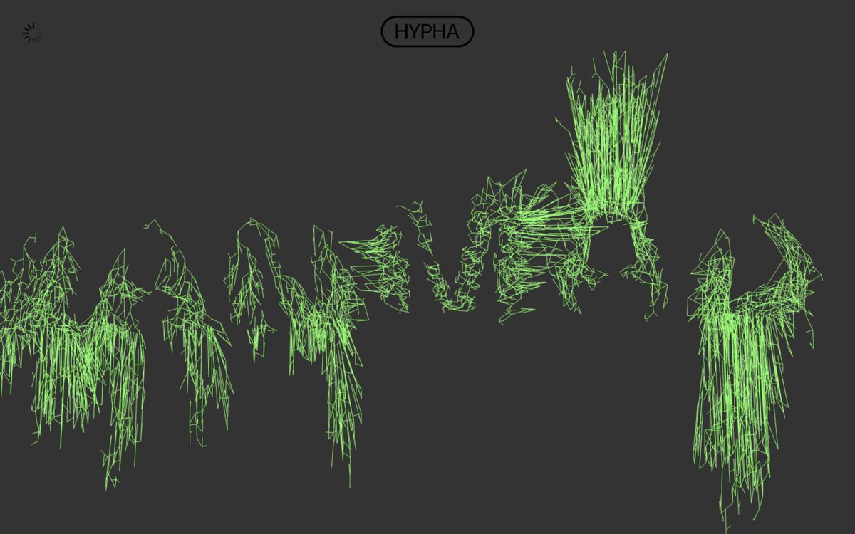 yesthatjon's tweet photo. Your brand… on mushrooms. Hypha is a generative tool from @ctpt_studio and @pentagram that applies algorithmic fungal growth to typography.

h/t @huntercross https://t.co/jDMoA6VuCH