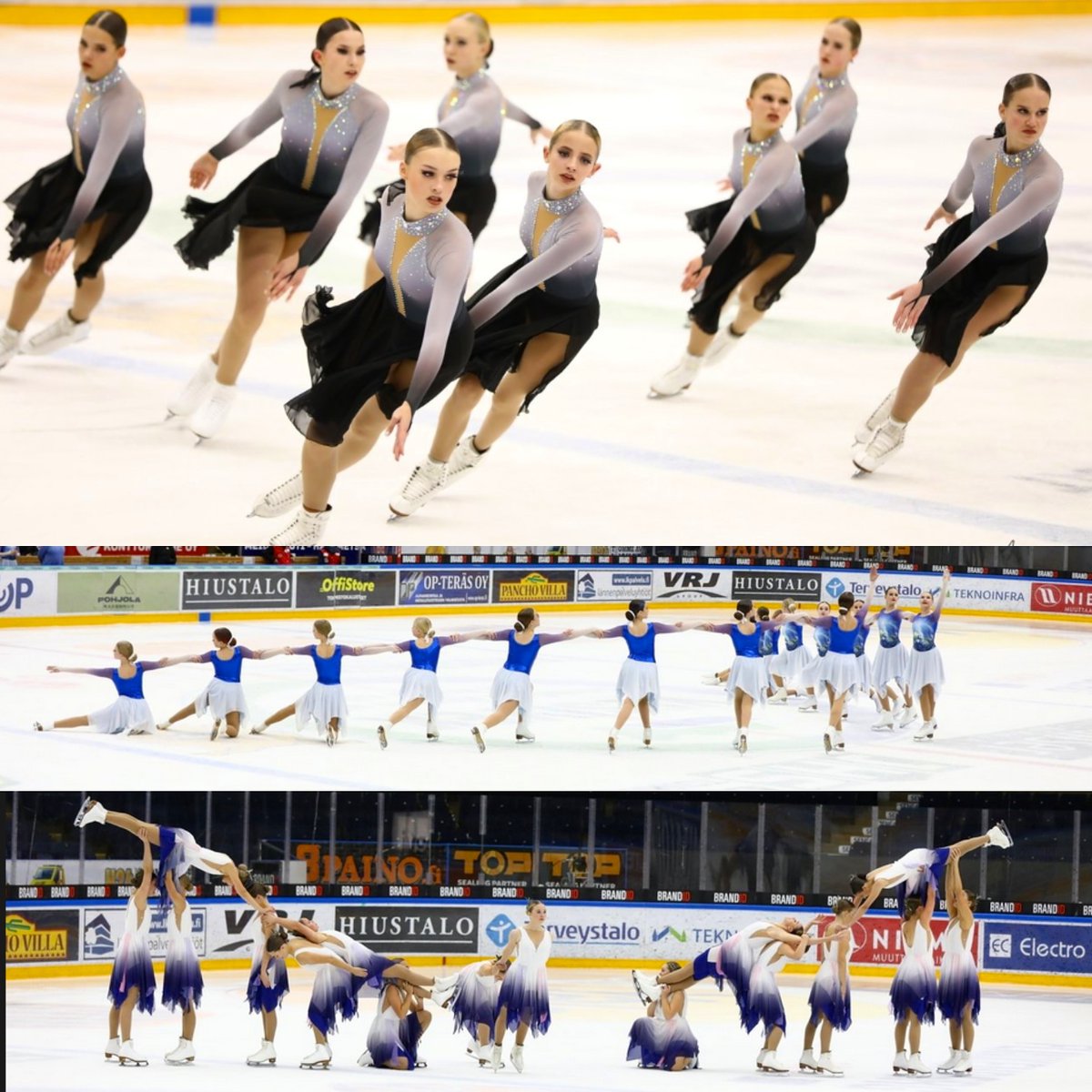skatingmusicguy's tweet photo. Very proud of the three #synchroskating teams who used my music at the first qualifier for Finnish nationals this week. Congrats #LesVisions #BlueArrows &amp; #DreamEdges! It's been great to work with you on these new programs. #ml1sm2020 #skatingfinland #TeamTSMG 📷:Santtu Jaakkola https://t.co/otOTJQpjOC
