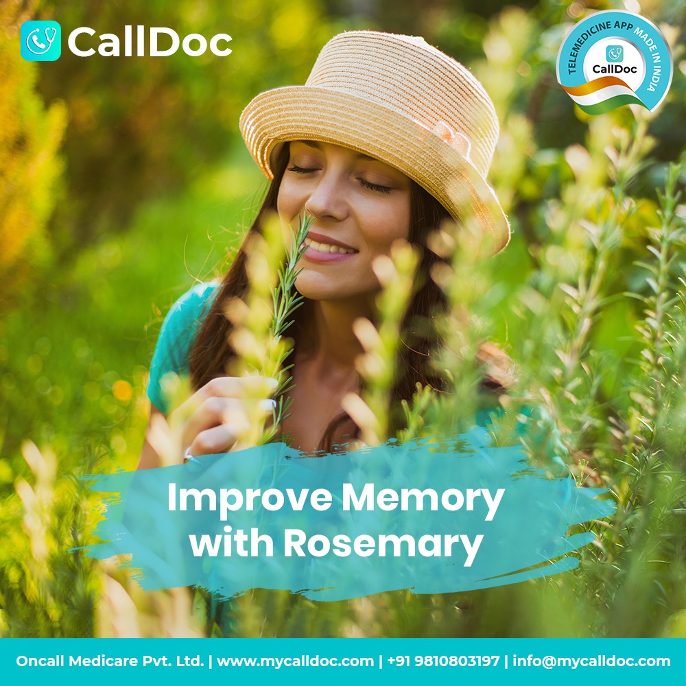 CallDocApp's tweet photo. #Rosemary is a #naturalstimulator. Inhaling it has shown to enhance #cognitive performance. Improve your #focus when working by keeping rosemary essential oil on your desk & #stayenergized throughout the day.
#AromaTherapy #HealthTips
Download #CallDoc https://t.co/xSd5R6TE9G https://t.co/jyk7kiaGIS