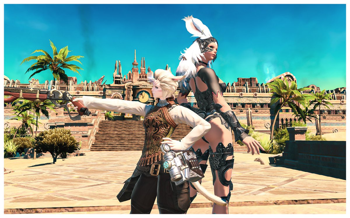 りこ On Twitter Pigさんのようこそエオルゼア メイキングss Ff7 ゴールドソーサーで遊ぶクラウドとティファからのff14名物麻雀といとい