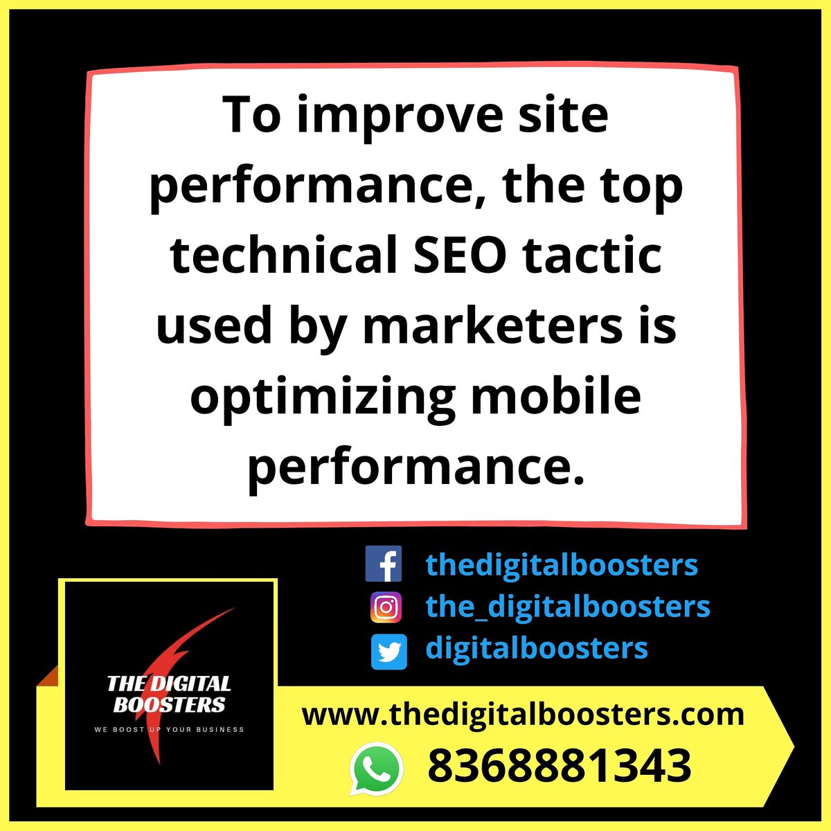 digitalboosters's tweet photo. The Digital Boosters- We Boost Up Your Business
For more information call now 8368881343
Visit https://t.co/qalU0ZzBIR

#Thedigitalboosters #TDB #SEO #SMO #PPC #contentmarketing #websitedesigning #digitalmarketing #digitalindia #bestsmoplan #bestseoplan #stayhome #tuesdayThoughts https://t.co/ZZnCPe6yBu