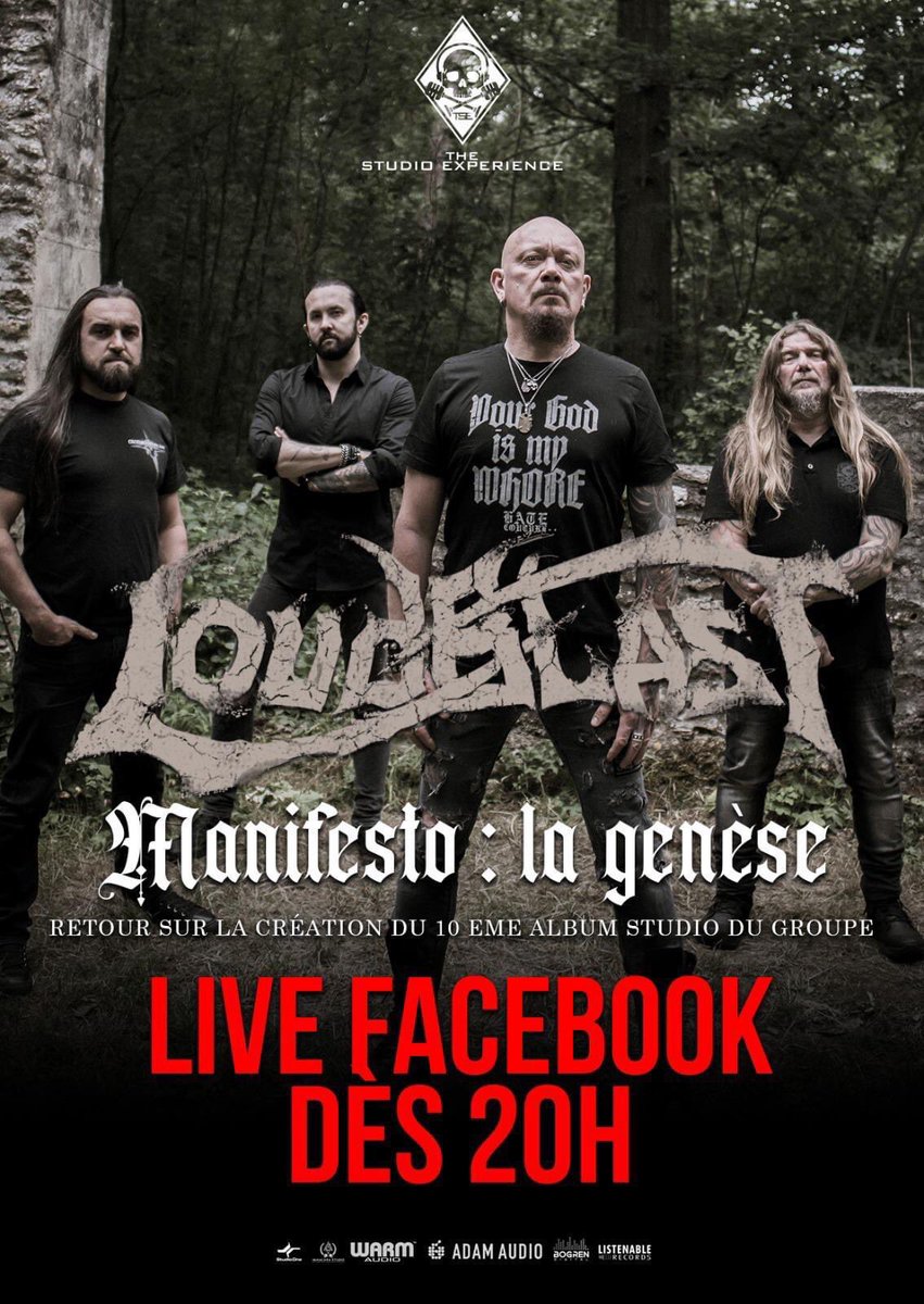 hatecouture_'s tweet photo. Retrouvez nos amis et supporters  LOUDBLAST en live Facebook ce soir à 20h où ils raconteront la genèse de leur nouvel album « Manifesto » qui sortira le 27 novembre via Listenable Records.

https://t.co/VS9FvjZ0Yq

#hatecouture #loudblast #deathmetal #frenchdeathmetal https://t.co/SOg6x2bl4F