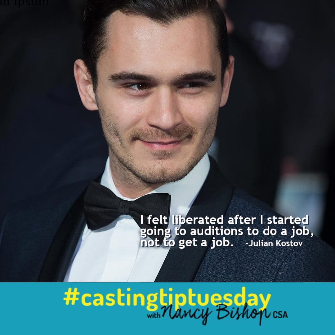#castingtiptuesday from #JulianKostov