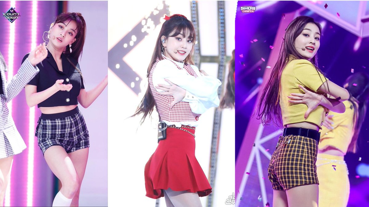 Jihyo's stage outfits appreciation twt Her styling this era is top tie...
