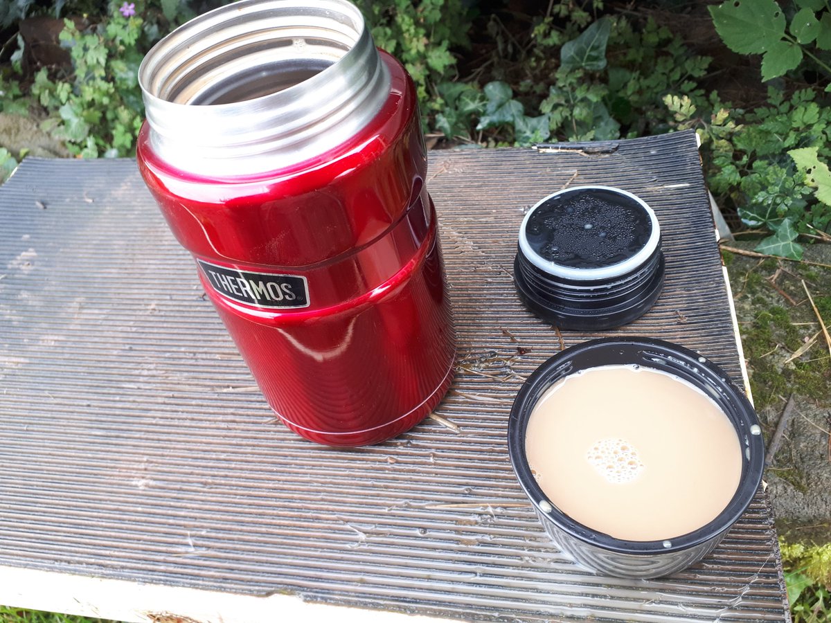 guidewells's tweet photo. My grandparents would be proud of me. They never went anywhere without a #flask #Nostalgia got to be a #thermos https://t.co/45PRJL7y4Z