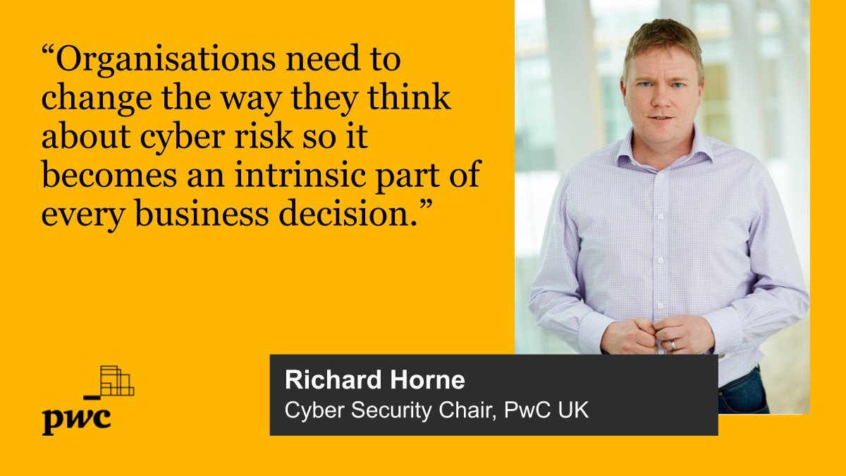 We’ve just launched new <a href="/PwC_UK/">PwC UK</a> research looking at #CyberSecurity as a strategic priority. We cover challenges, priorities and why organisations must make #CyberRisk an intrinsic part of every business decision: pwc.to/3ncpXeR