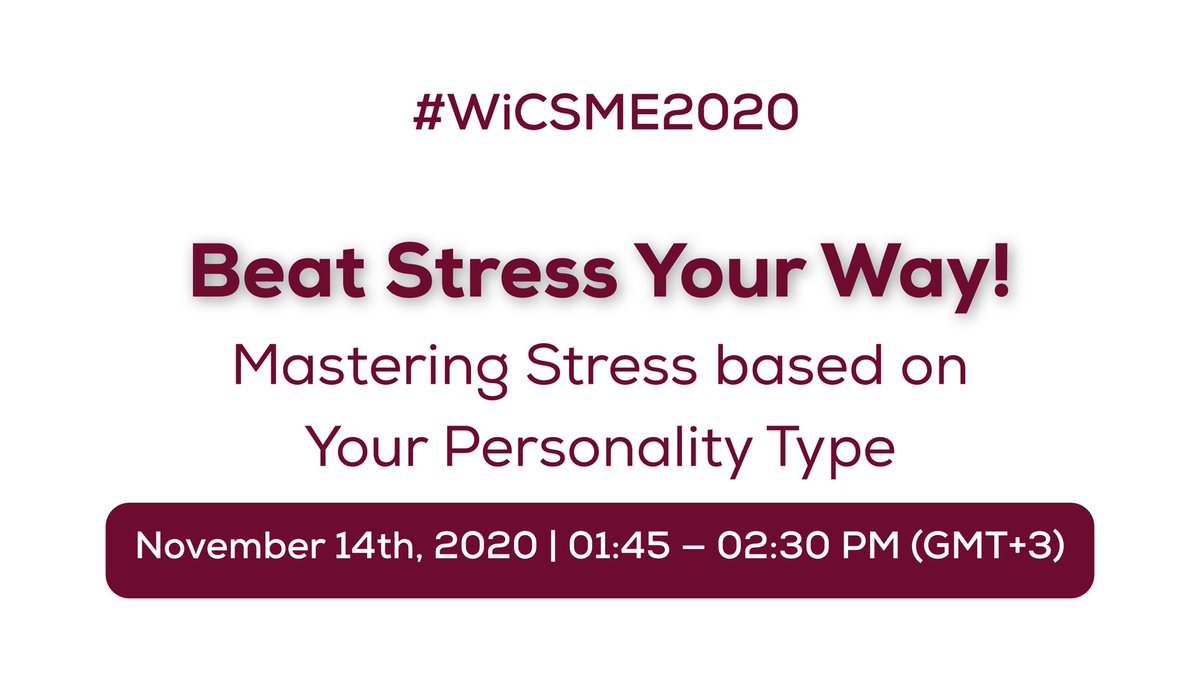 woowconsultancy's tweet photo. 𝗥𝗲𝗴𝗶𝘀𝘁𝗲𝗿 𝗮𝘁: https://t.co/FNImJjBNJD⁣
⁣
⁣@WiCSME⁣

#StongerTogether #WiCSME2020 #WiCSME #CyberSecurity #StressManagement #PersonalityTypes #DiSCPersonality #woOW_Consultancy #influential_transformation #Kuwait #Fatma_S_AlQallaf https://t.co/iyRuKrf9jL