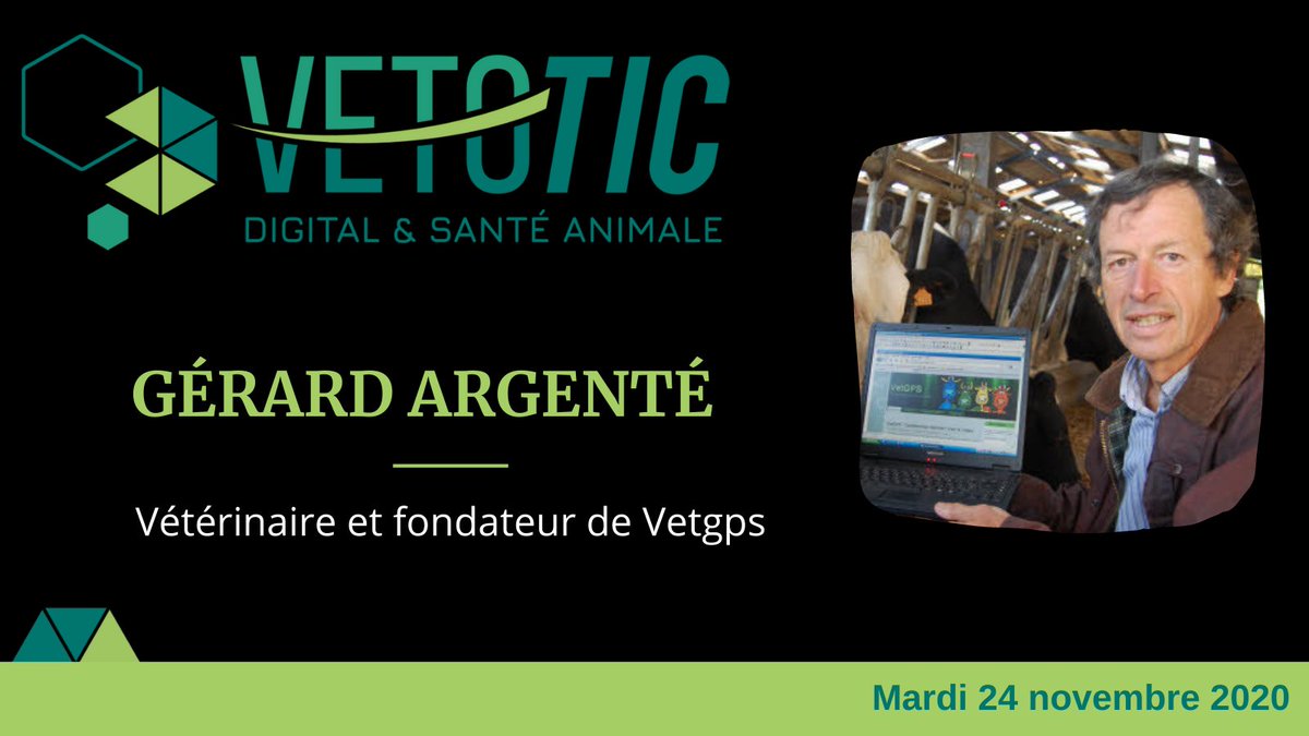 [📌Programme VétoTIC 24/11/2020 en visio-conférence] Assistez à l'intervention de Gérard Argenté sur le thème : 🐄Une application pour l’aide au diagnostic des maladies des bovins👉plus d'infos bdi.fr/fr/landing/vet…