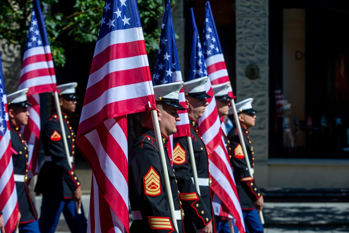 AmChamLithuania's tweet photo. Happy 245th birthday to the United States Marine Corps! 🇺🇸 🇺🇸 🇺🇸
#AmChamLT #US #MarineCorps https://t.co/NUW7Z1YGTq