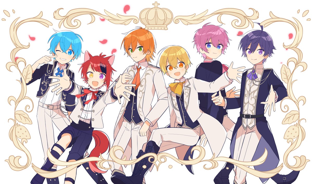 Nanao Mv Prince すとぷり Honeyworks T Co Ozaryurotf Mv イラストを描かせていただきました すとぷり3rdフルアルバム Strawberry Prince のジャケットイラストにもなった衣装で描かせていただいております 王子様です T Co