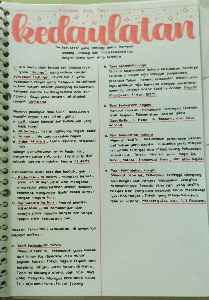 ambisforlayf's tweet photo. catatan pkn kelas 9

bab 3; hakikat dan teori kedaulatan

p.s mmf ya ga aku scan bcs gatau kenapa app scan nya gabisa dibuka, kalo ada yg kurang jelas rep/dm aja https://t.co/qApFU4ClSV