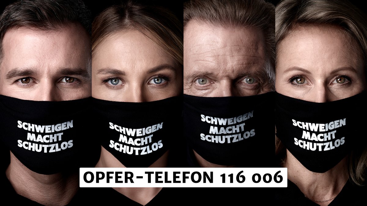 sat1's tweet photo. #machdichlaut gegen häusliche Gewalt! SAT.1 unterstützt die Kampagne von @weisserring und ruft mit seinen prominenten Senderfaces dazu auf, laut zu werden, um Übergriffe in den eigenen vier Wänden zu verhindern und Opfern zu helfen. https://t.co/1KctbOE0SW https://t.co/uTdo0DEw7M