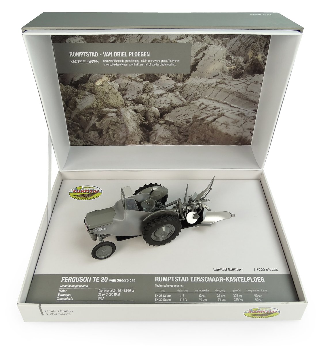 AccurateDiecast's tweet photo. 1:32 scale Ferguson TE 20 with Sirocco Cab & Rumptstad 2-Furrow Plough Box Set from Universal Hobbies.
Limited Edition of 1,000 pcs worldwide.
https://t.co/D3fZ1PcJw4
#ferguson #te20 #limitededition #scalemodel #scaletractor #universalhobbies #diecast #tractor #vintagetractor https://t.co/gZl2JfYBdy