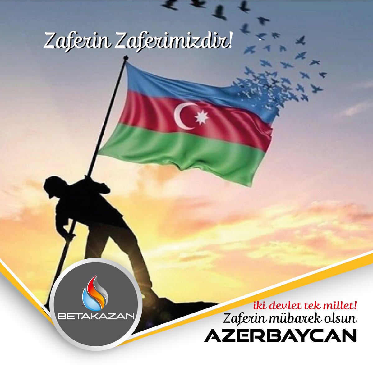 28 yıllık hasret sona erdi. Artık Karabağ'da Türk'ün şanlı bayrağı dalgalanacak çok şükür..
#BetaKazan #Karabag #AzerbaycanSeninleyiz 🇦🇿 #KarabağAzerbaycandır #ermenistanteslimoldu