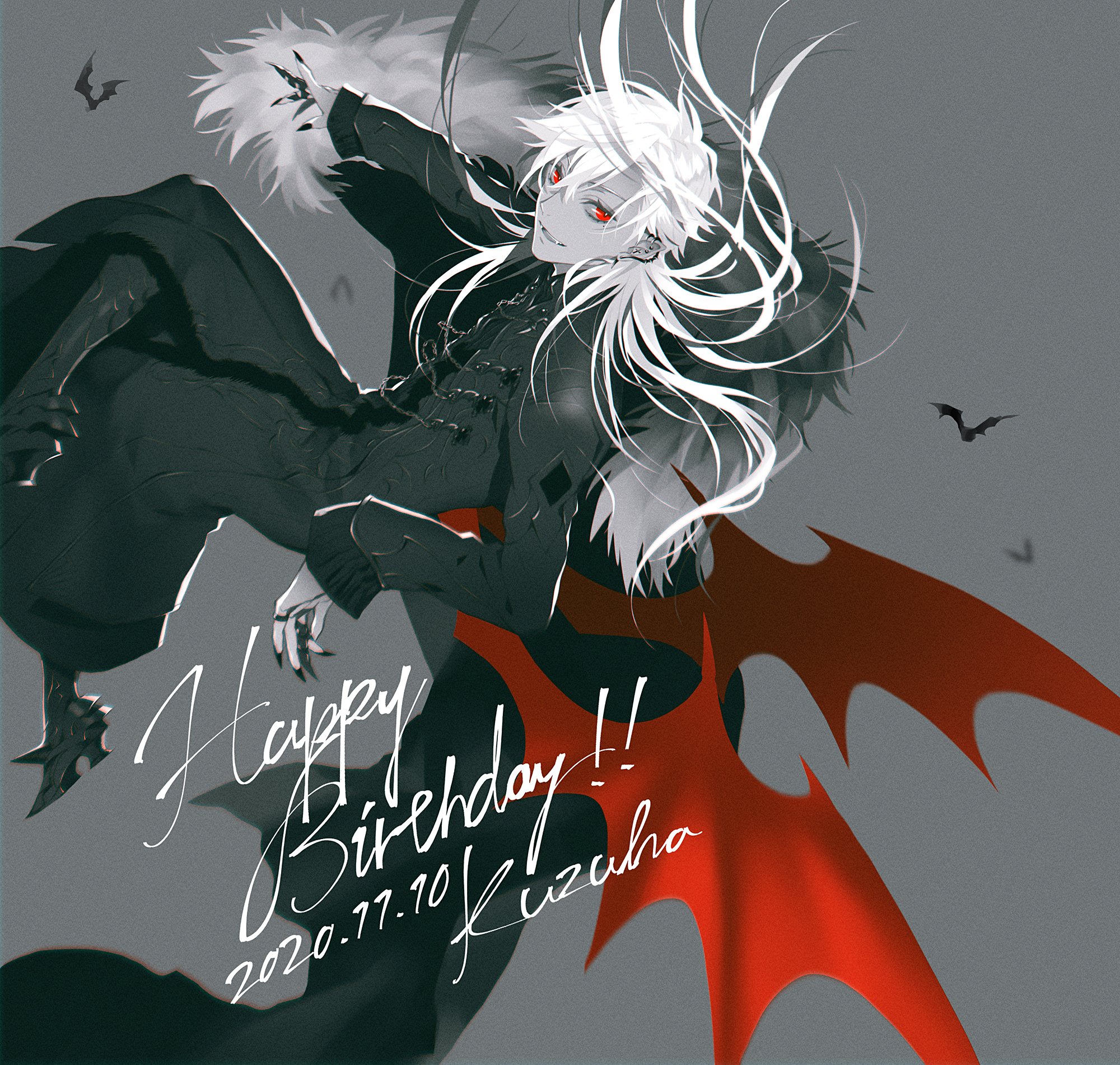 Akke 葛葉さん Vamp Kuzu の King 歌ってみたmv用イラスト を描かせていただきました おめでたい日のお手伝いができて光栄です かっこいい歌声をぜひ お誕生日おめでとうございます You Are King T Co Lofusrahfz T Co